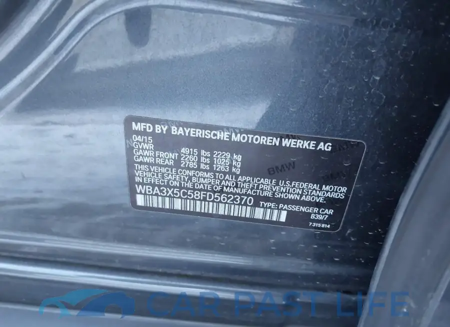 WBA3X5C58FD562370# 9
