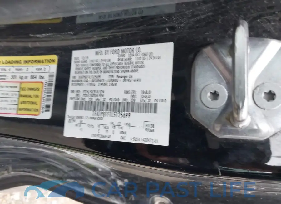 1FATP8FF1L5125699# 9