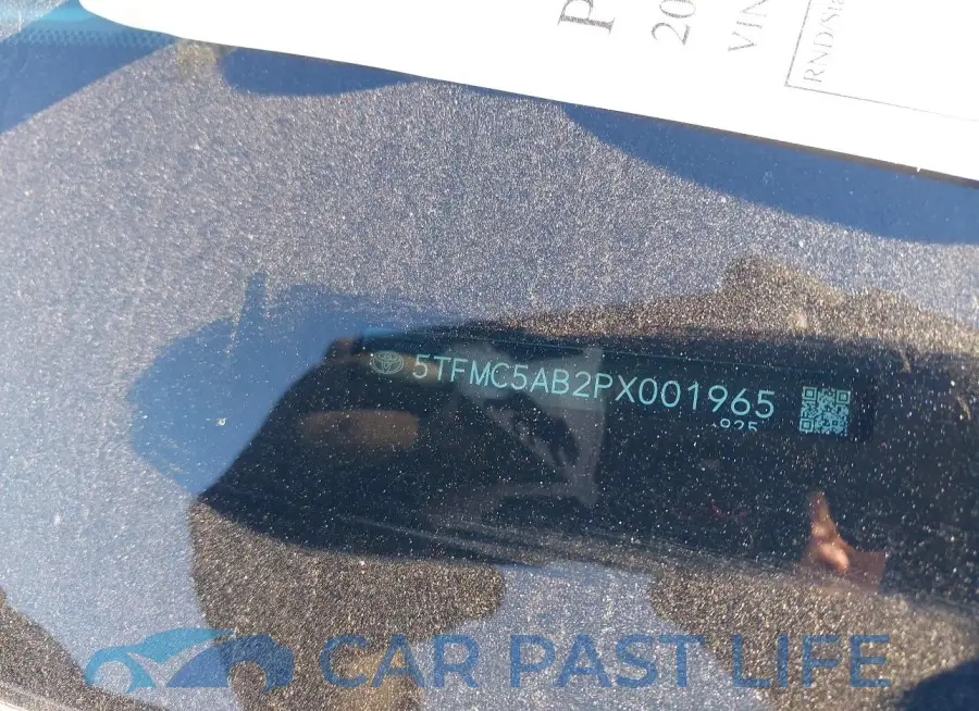 5TFMC5AB2PX001965# 9