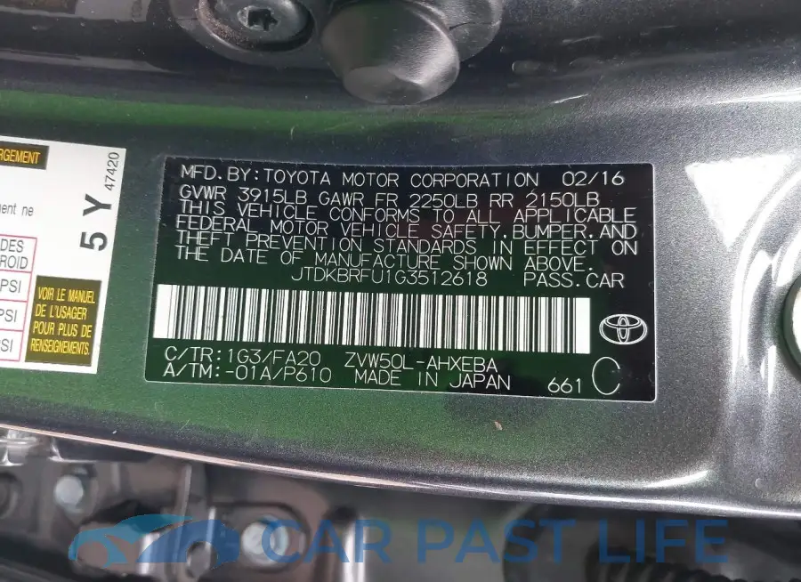 JTDKBRFU1G3512618# 9