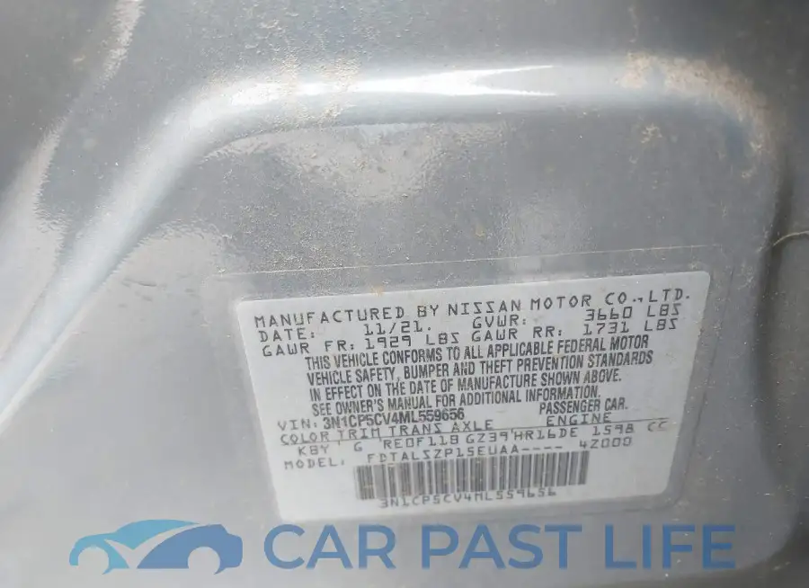3N1CP5CV4ML559656# 9