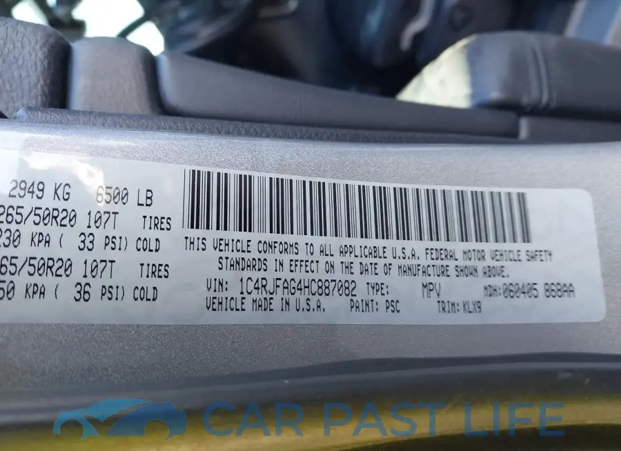 1C4RJFAG4HC887082# 9