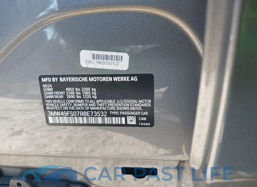 3MW49FS07R8E73532# 9
