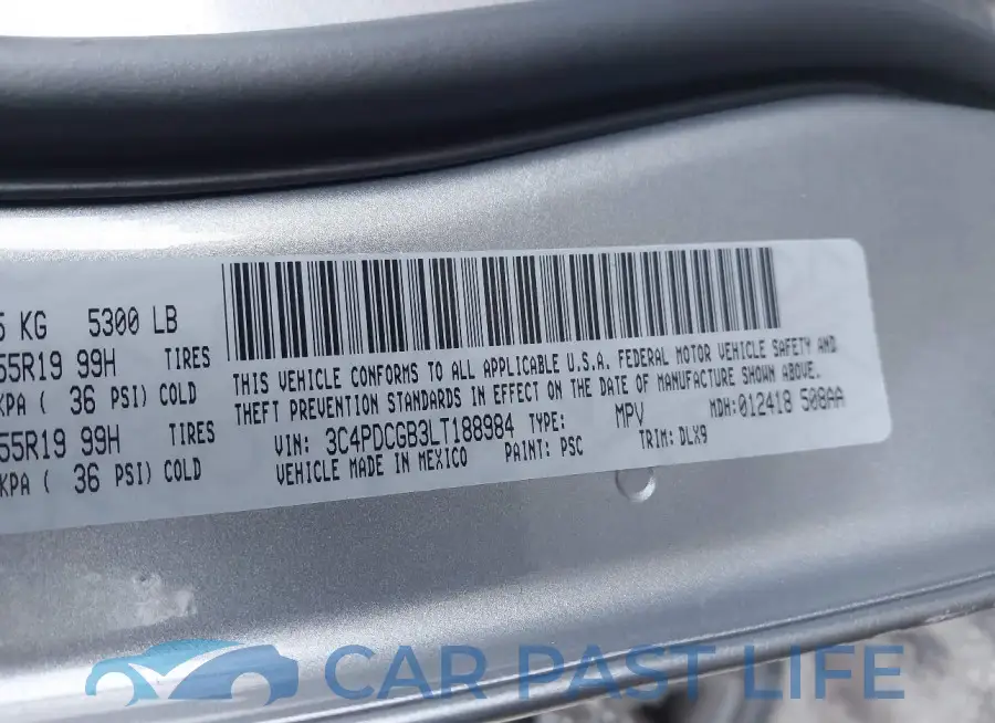 3C4PDCGB3LT188984# 9
