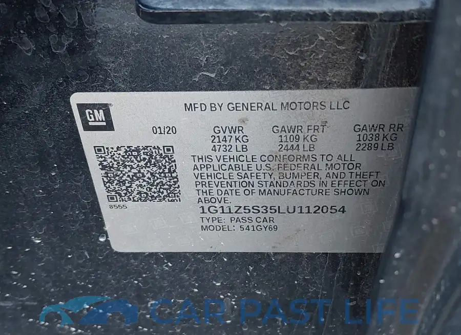 1G11Z5S35LU112054# 9
