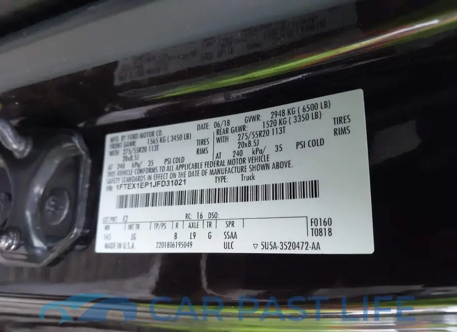 1FTEX1EP1JFD31021# 9