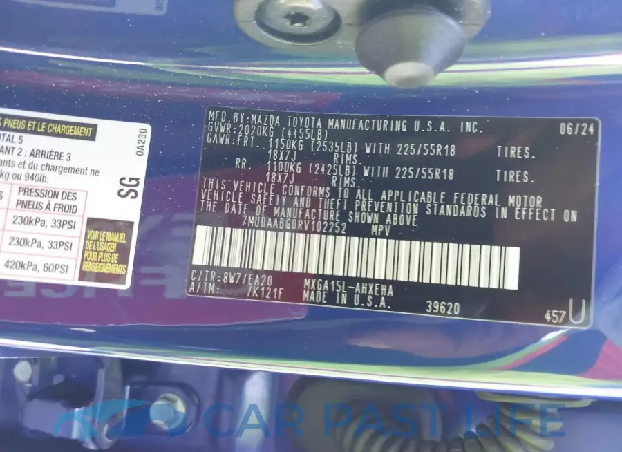 7MUDAABG0RV102252# 9