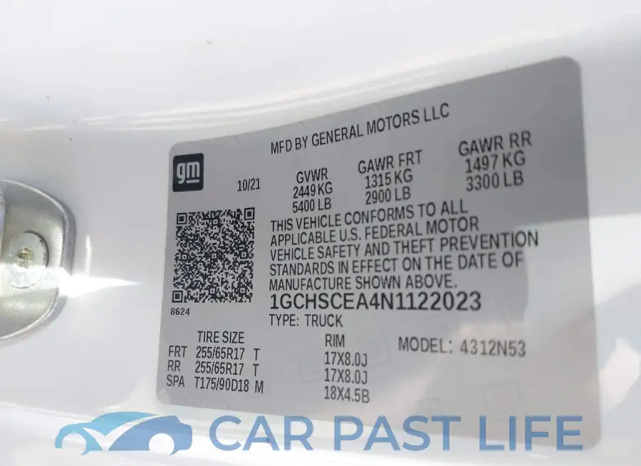 1GCHSCEA4N1122023# 9