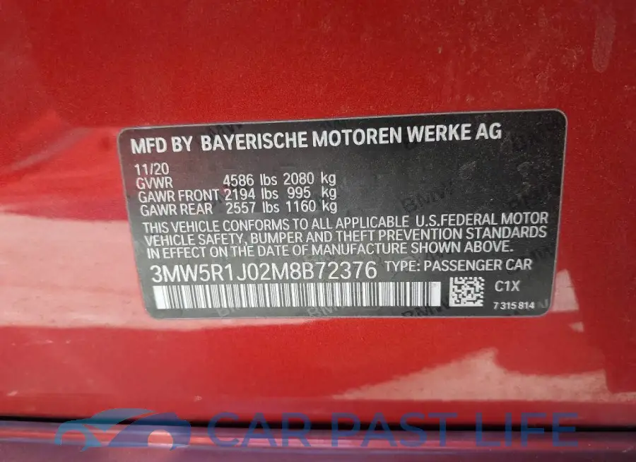 3MW5R1J02M8B72376# 9