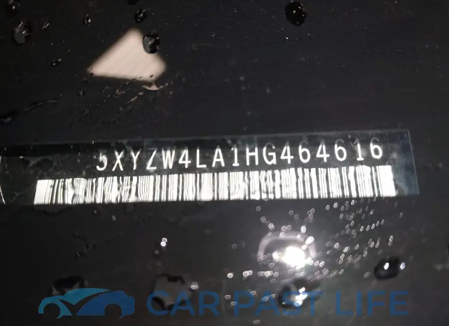 5XYZW4LA1HG464616# 9