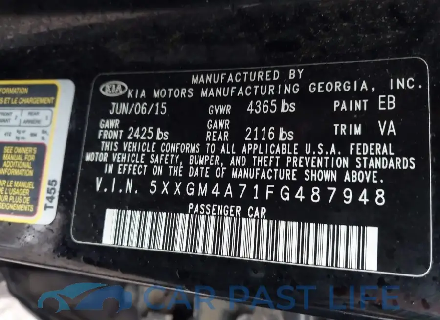 5XXGM4A71FG487948# 9