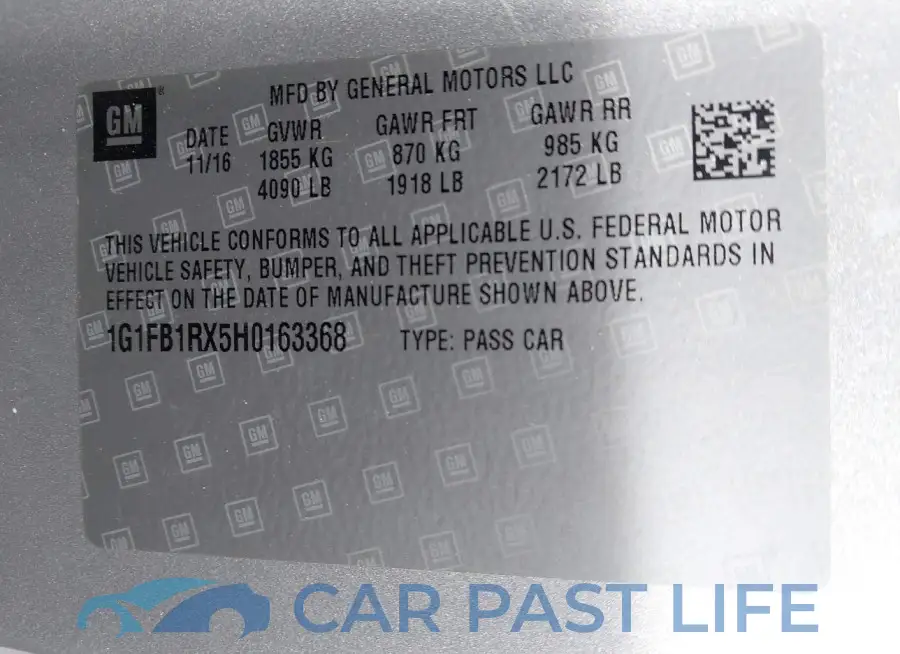 1G1FB1RX5H0163368# 9