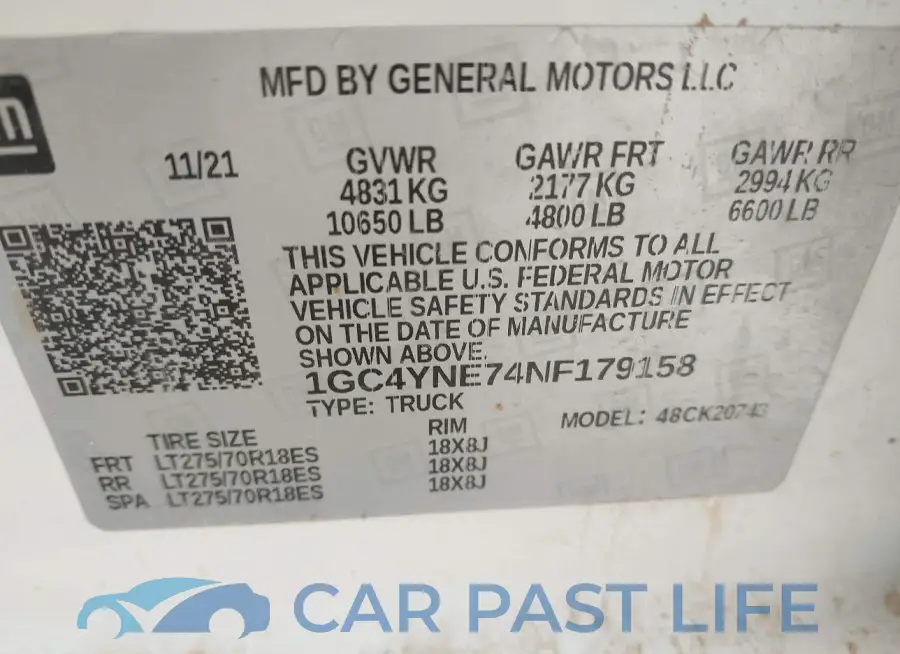 1GC4YNE74NF179158# 6