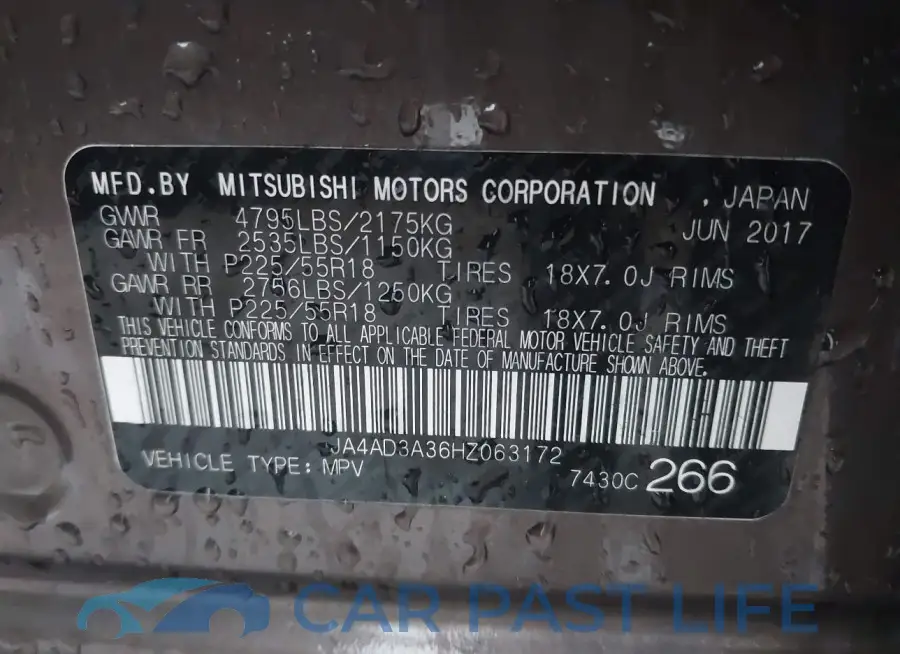 JA4AD3A36HZ063172# 9