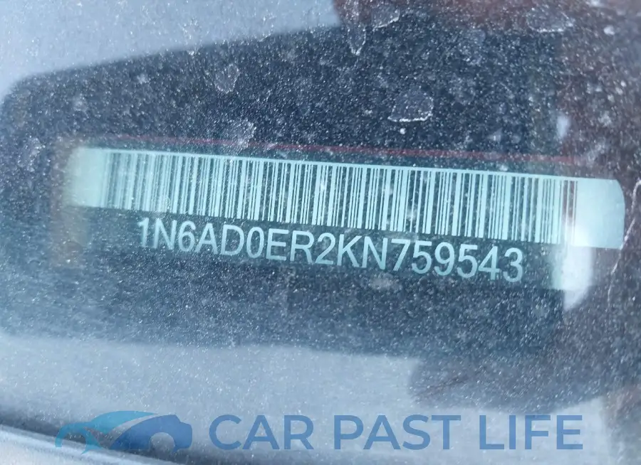 1N6AD0ER2KN759543# 9