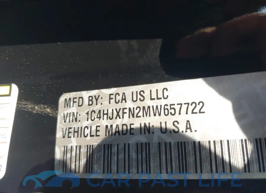 1C4HJXFN2MW657722# 9