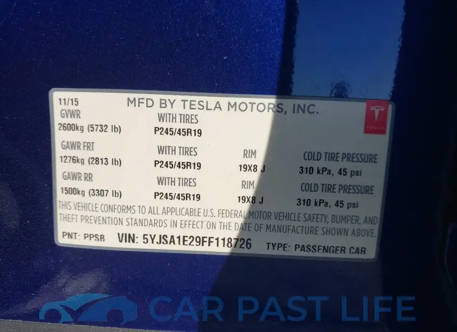 5YJSA1E29FF118726# 9