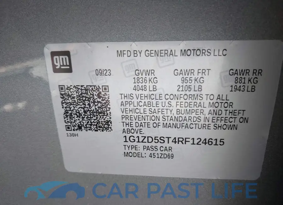 1G1ZD5ST4RF124615# 9