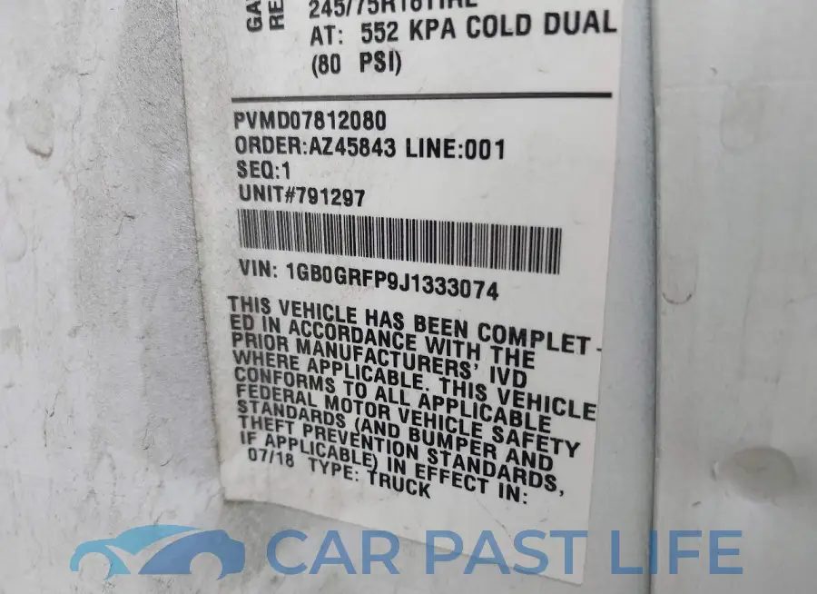 1GB0GRFP9J1333074# 8