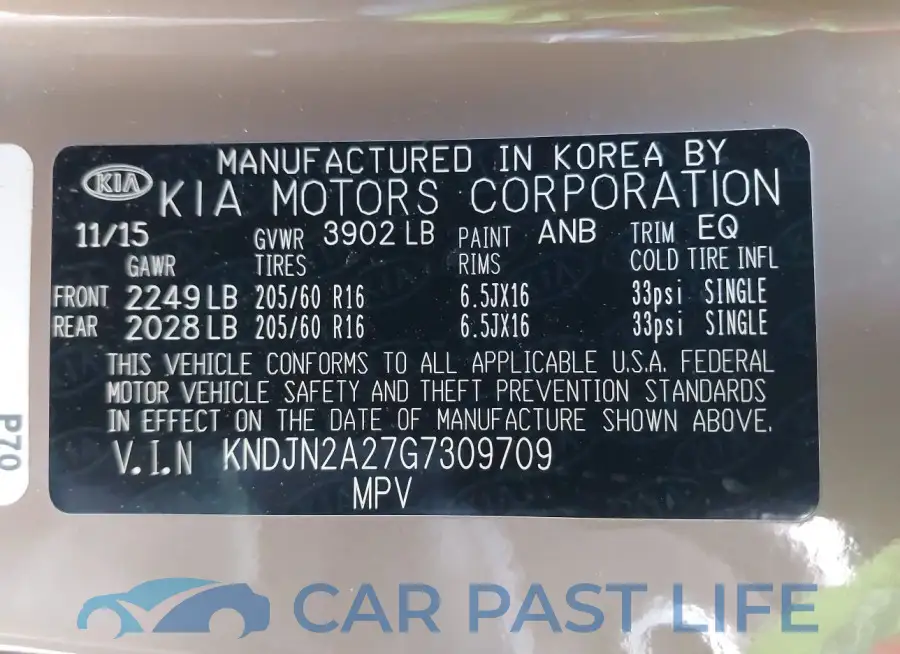 KNDJN2A27G7309709# 9