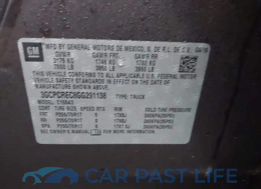 3GCPCREC8GG291138# 9