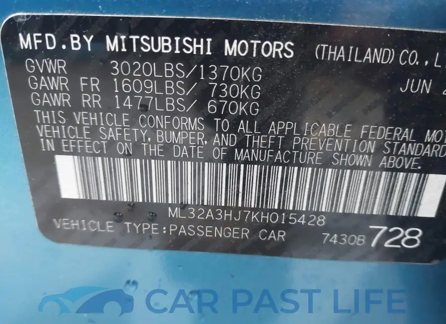ML32A3HJ7KH015428# 9