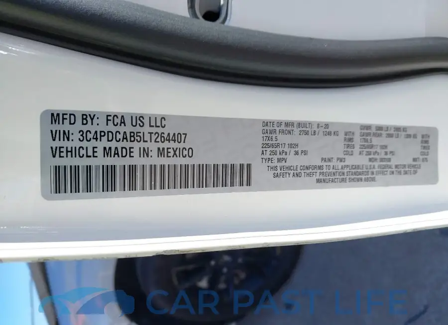 3C4PDCAB5LT264407# 9