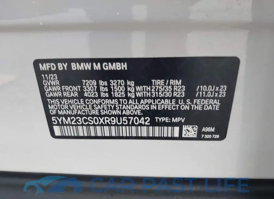 5YM23CS0XR9U57042# 9