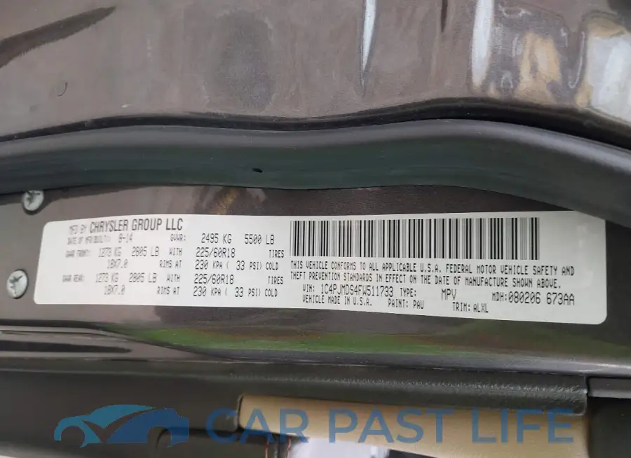1C4PJMDS4FW511733# 9