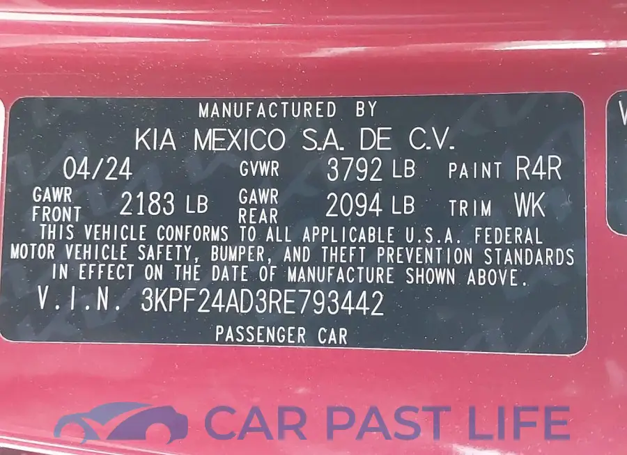3KPF24AD3RE793442# 9