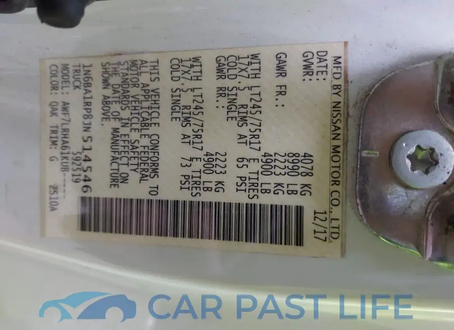 1N6BA1RP8JN514546# 9
