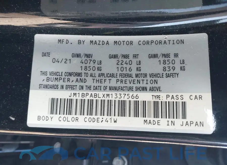 JM1BPABLXM1337566# 9