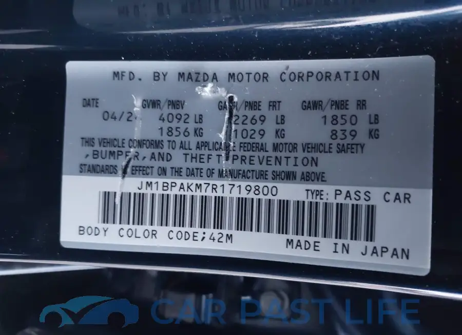 JM1BPAKM7R1719800# 9