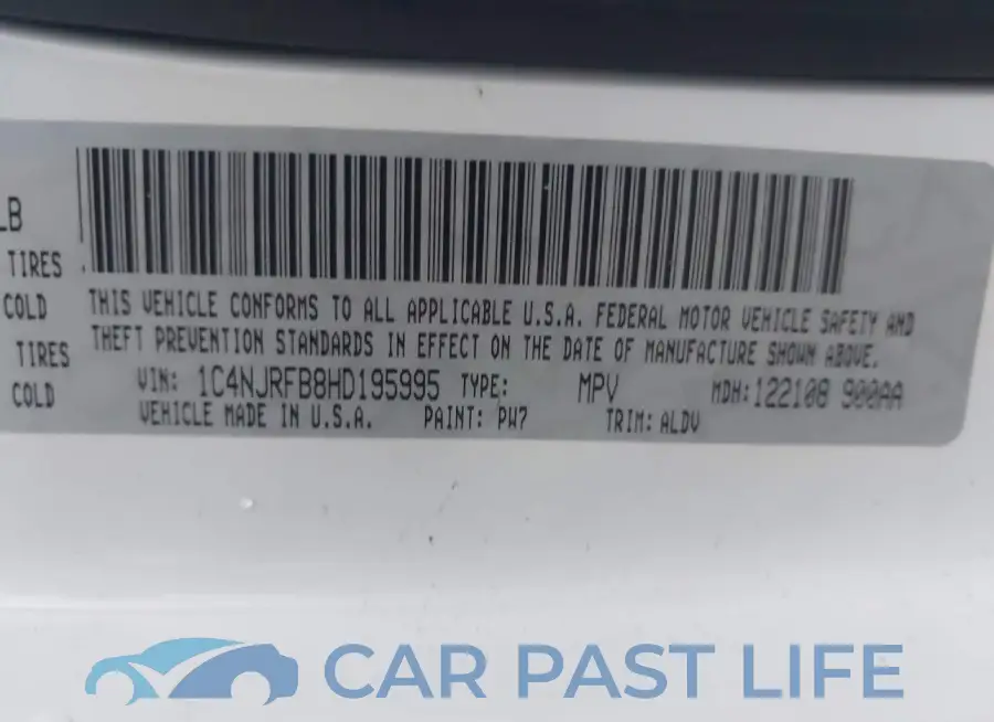 1C4NJRFB8HD195995# 9