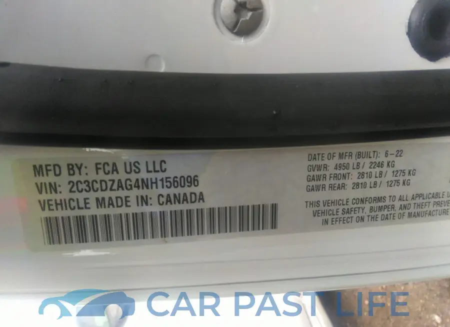 2C3CDZAG4NH156096# 9