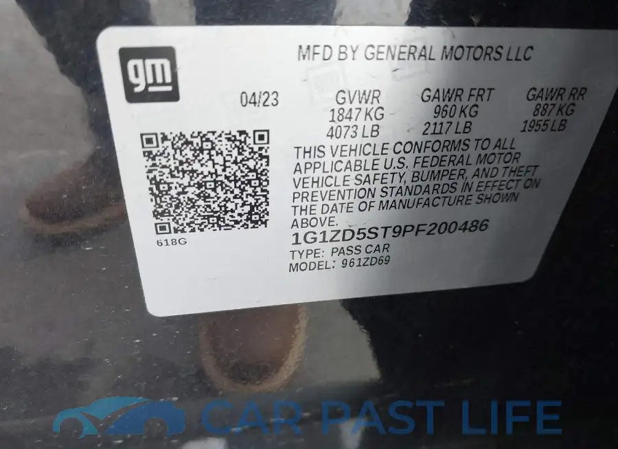 1G1ZD5ST9PF200486# 9