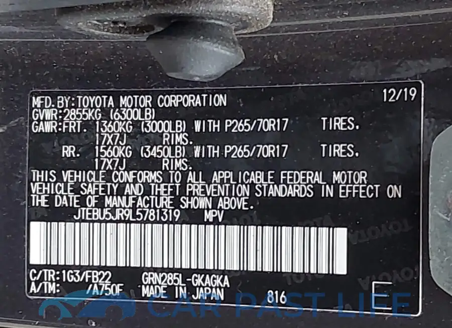 JTEBU5JR9L5781319# 9