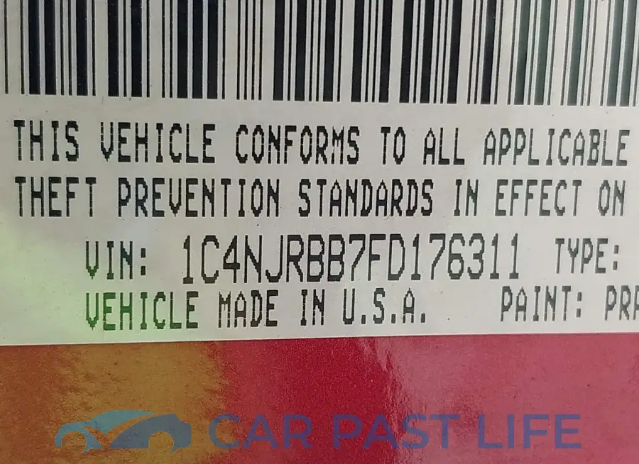 1C4NJRBB7FD176311# 9