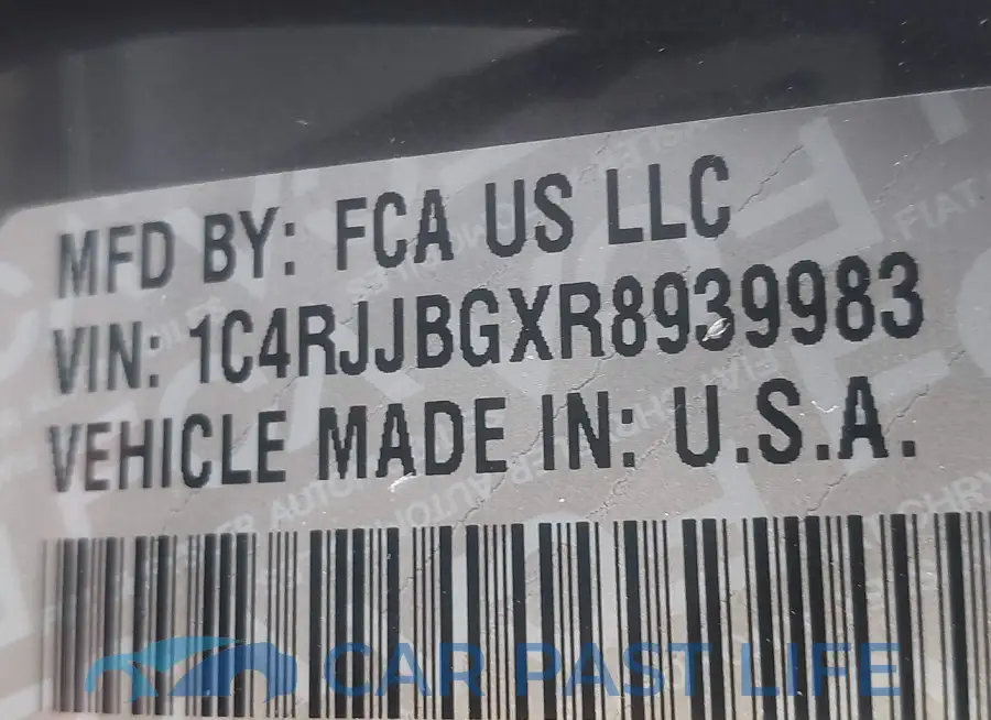 1C4RJJBGXR8939983# 9