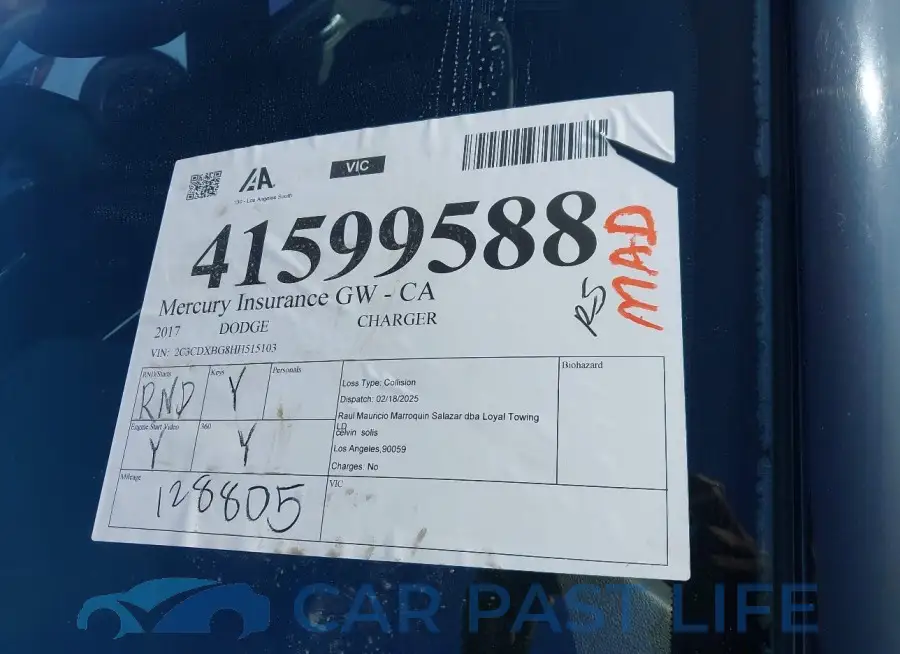 2C3CDXBG8HH515103# 17