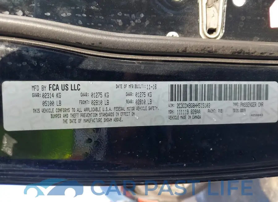 2C3CDXBG8HH515103# 9