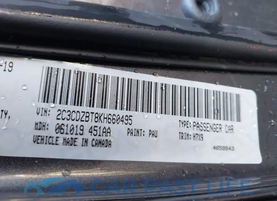 2C3CDZBT8KH660495# 9