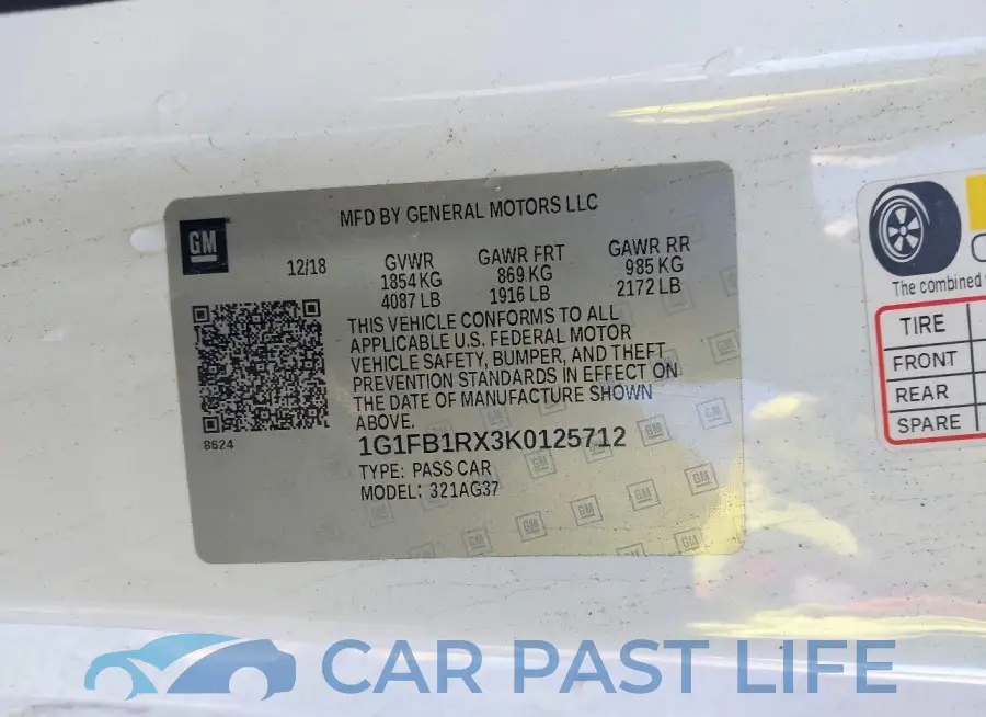 1G1FB1RX3K0125712# 9