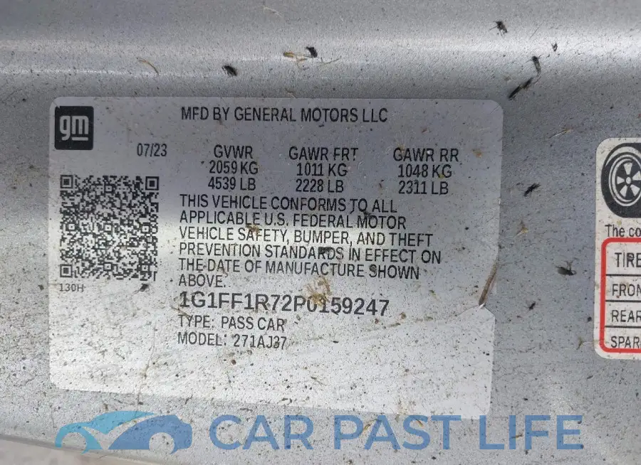 1G1FF1R72P0159247# 9