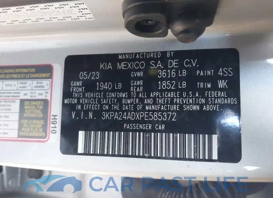 3KPA24ADXPE585372# 9