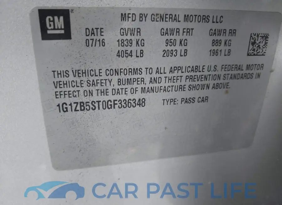 1G1ZB5ST0GF336348# 9