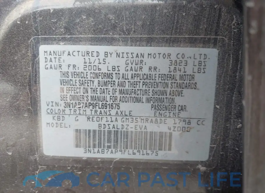3N1AB7AP9FL691675# 9