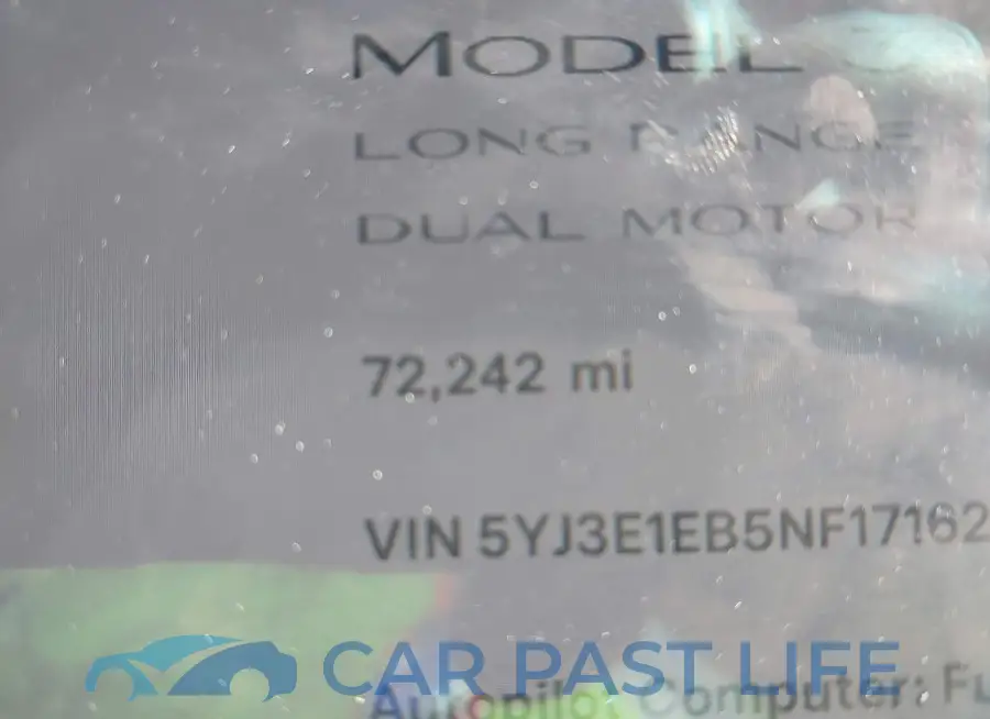 5YJ3E1EB5NF171625# 15