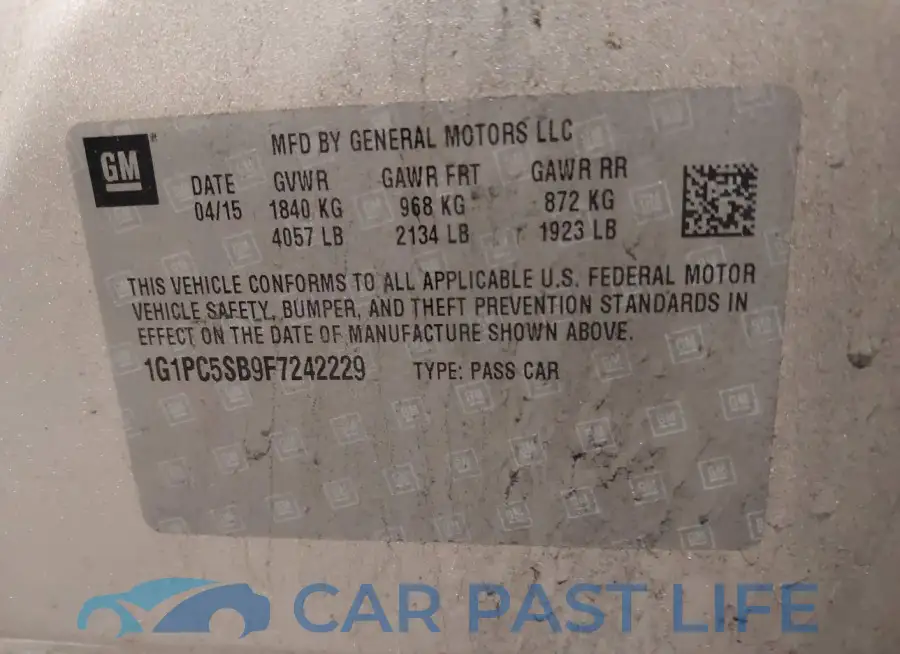 1G1PC5SB9F7242229# 9
