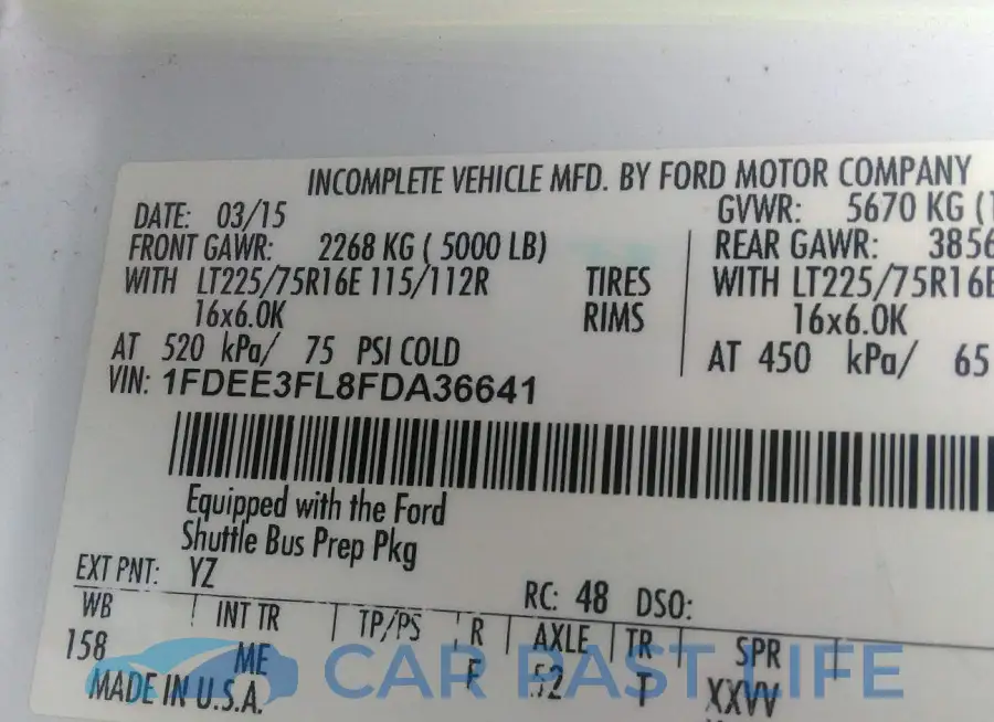 1FDEE3FL8FDA36641# 9